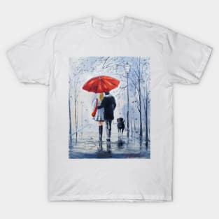 A romantic walk with a friend T-Shirt